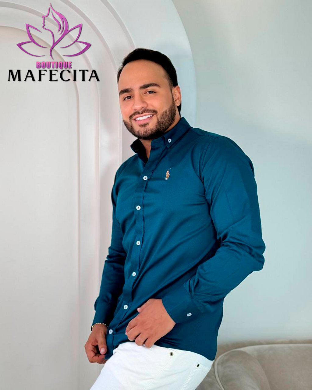✨ Camisa caballero manga larga 👔