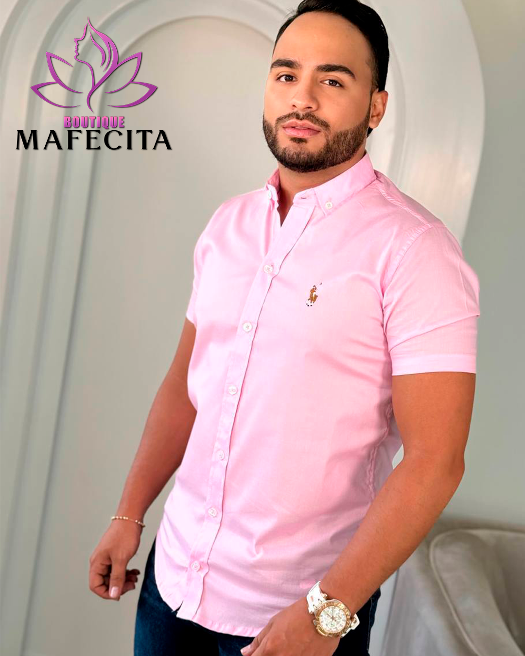 ✨ Camisa para caballero manga corta 👔