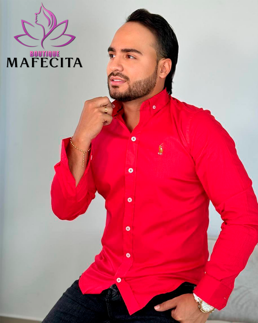 ✨ Camisa caballero manga larga 👔