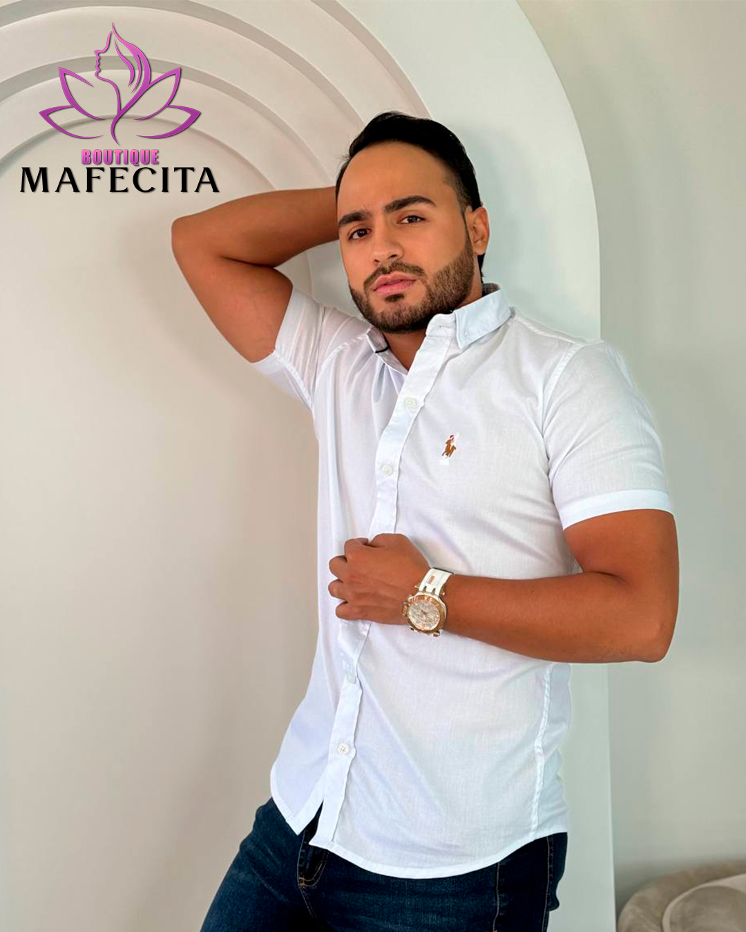 ✨ Camisa para caballero manga corta 👔