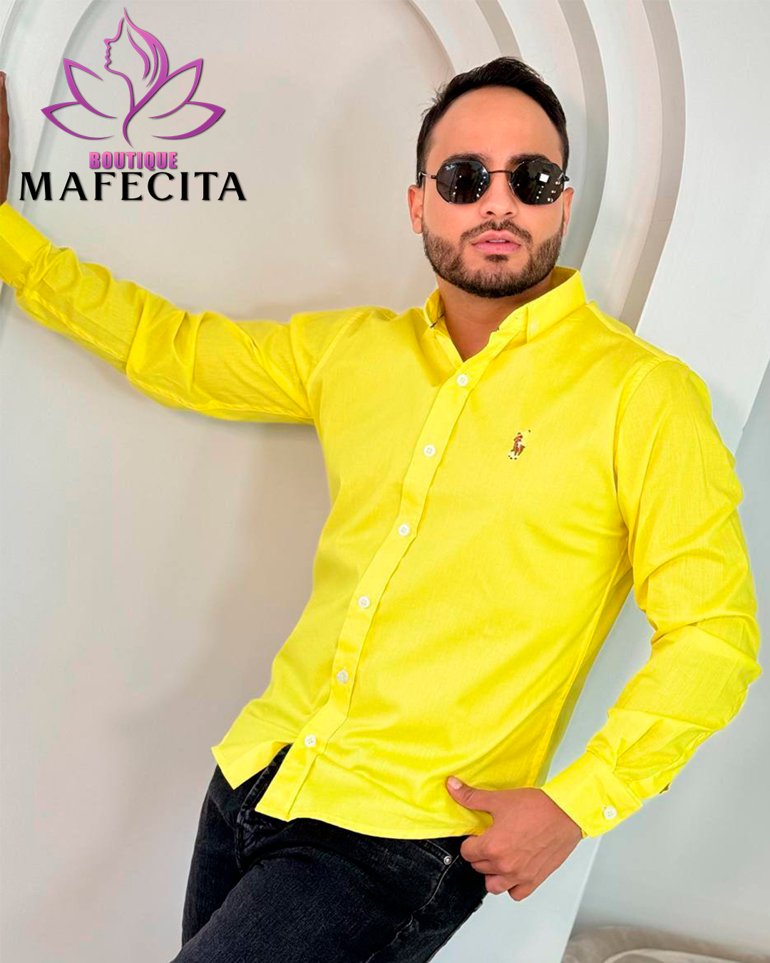 ✨ Camisa caballero manga larga 👔