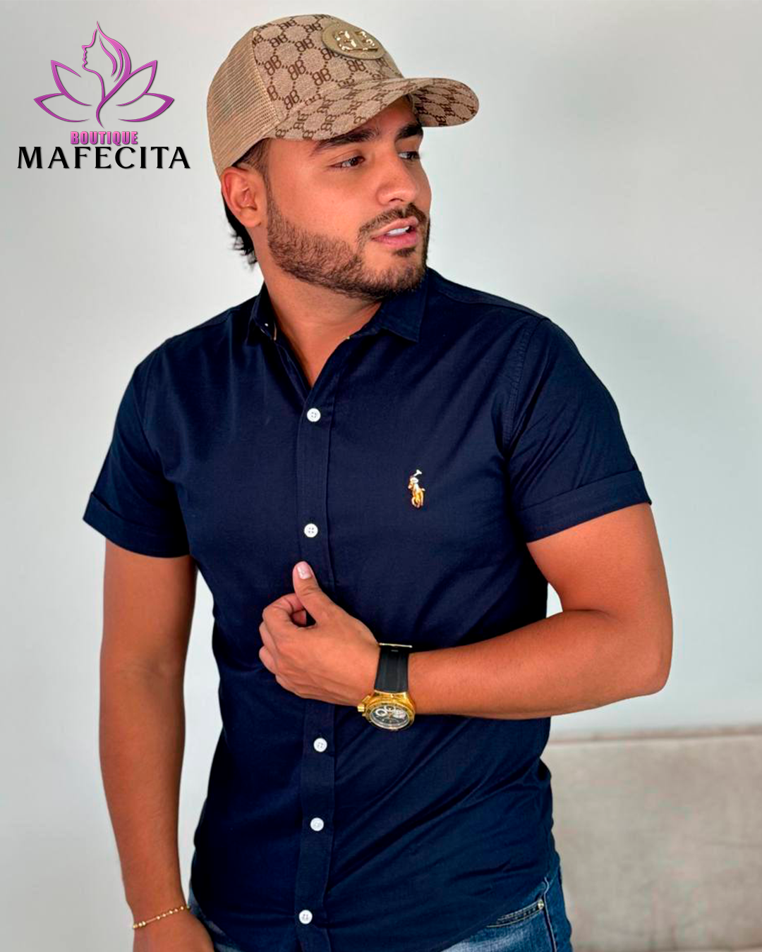 ✨ Camisa para caballero manga corta 👔