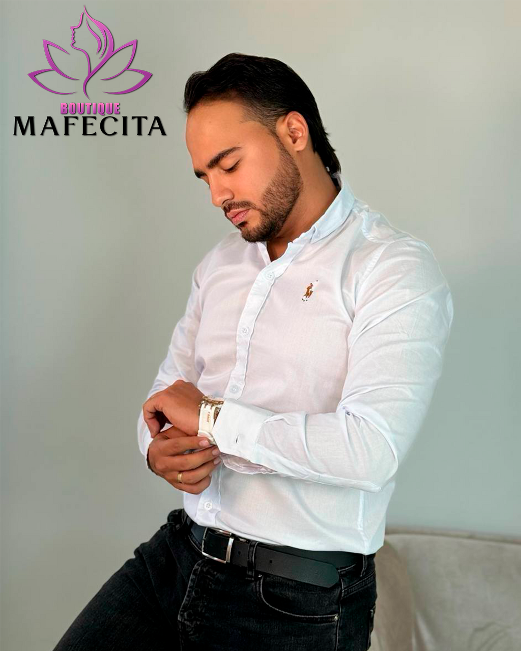 ✨ Camisa caballero manga larga 👔