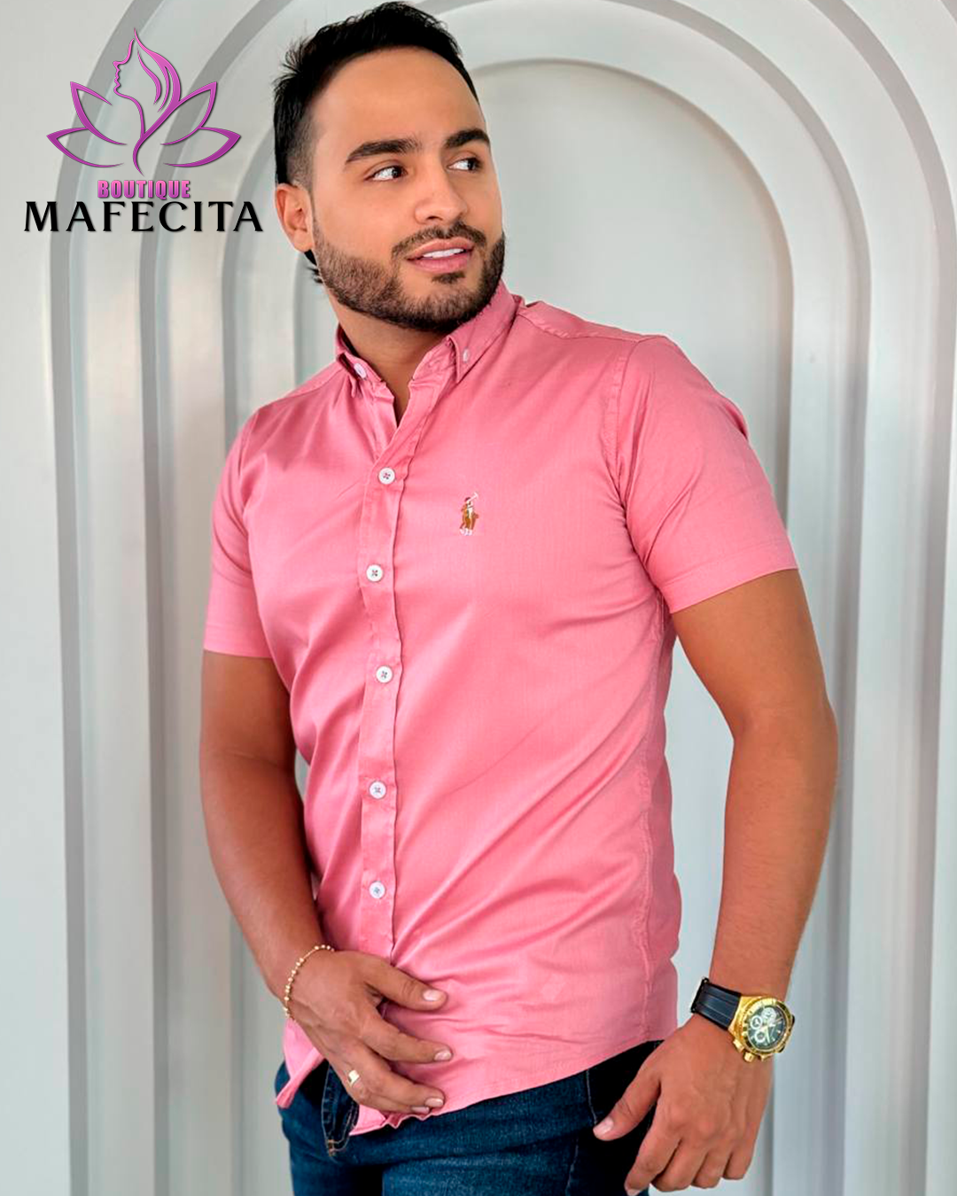 ✨ Camisa para caballero manga corta 👔