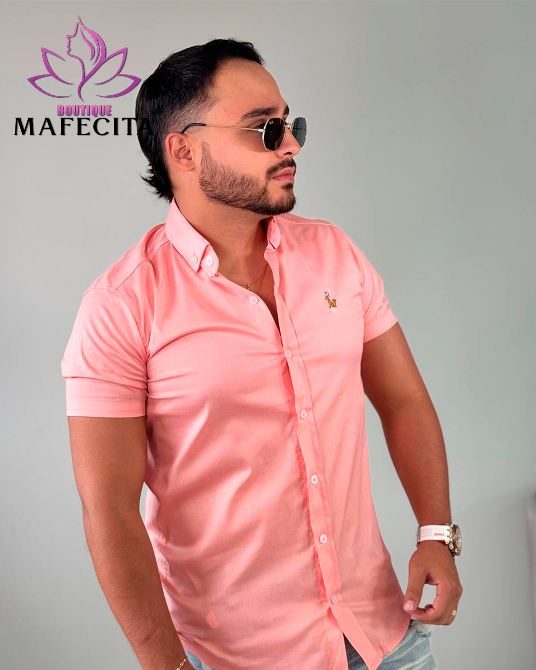 ✨ Camisa para caballero manga corta 👔