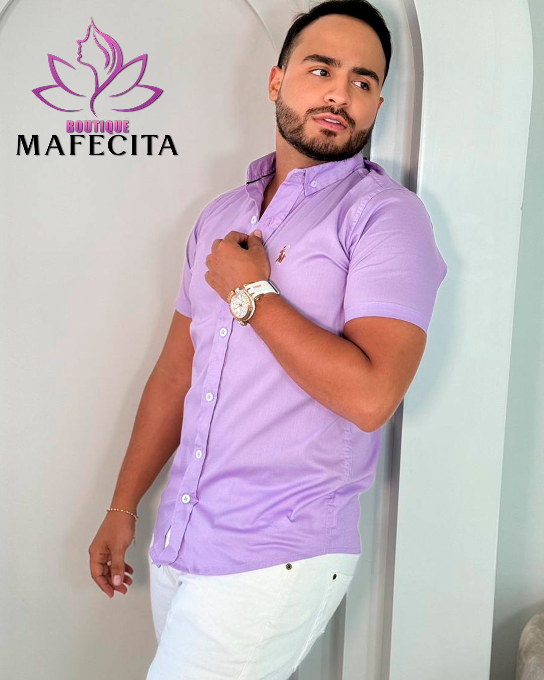 ✨ Camisa para caballero manga corta 👔