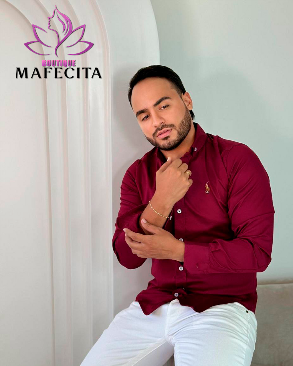 ✨ Camisa caballero manga larga 👔